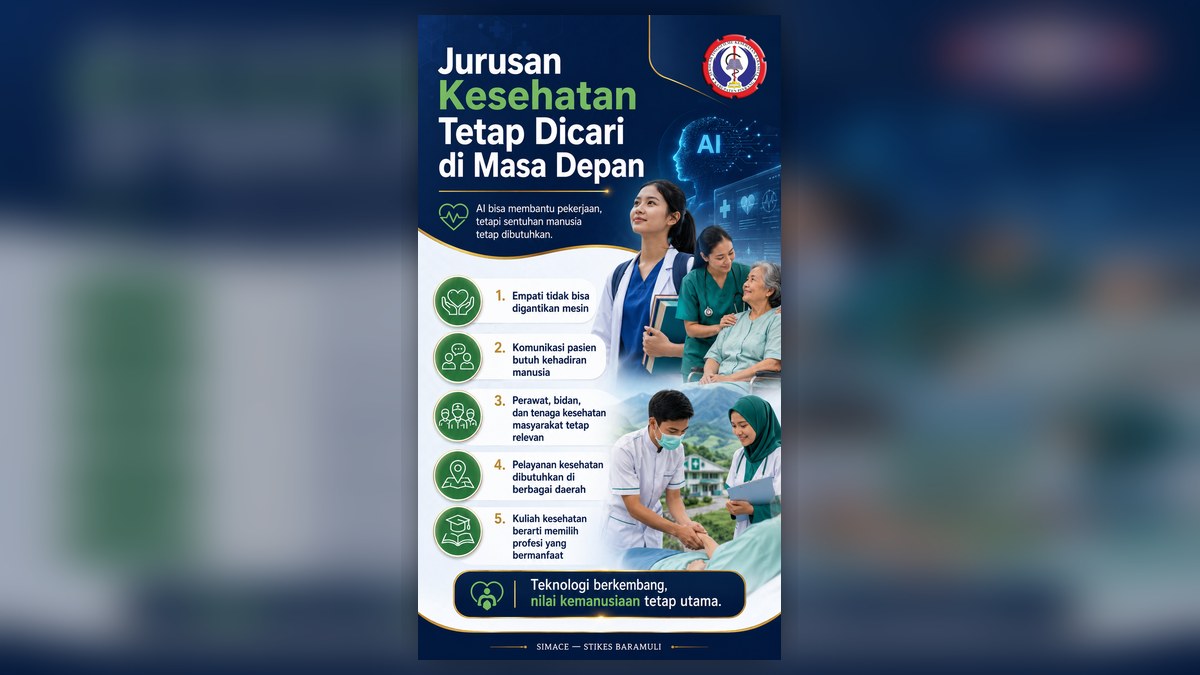 Jurusan Kesehatan Tetap Relevan di Tengah Perkembangan AI