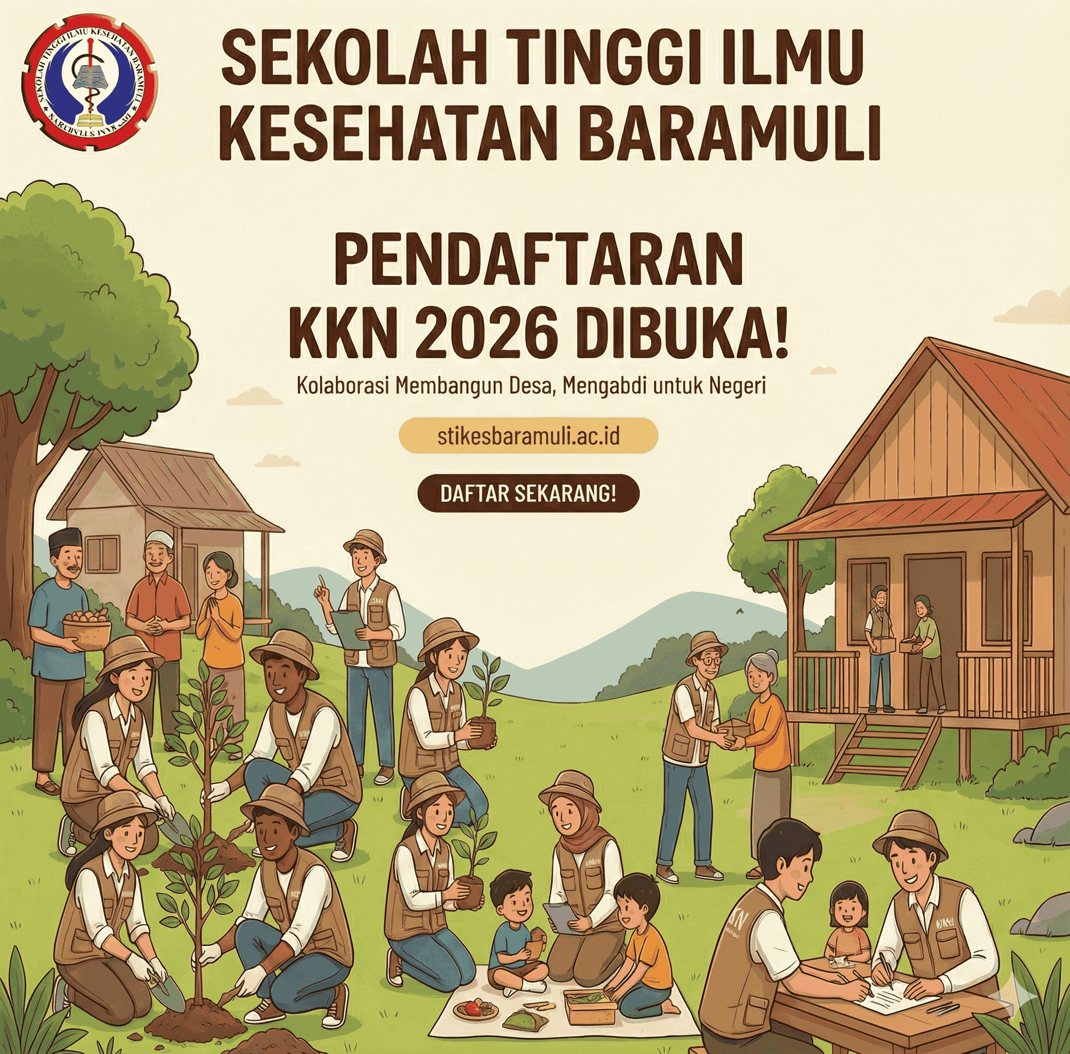 Panggilan Pengabdian: Pendaftaran KKN STIKES Baramuli 2026 Resmi Dibuka!