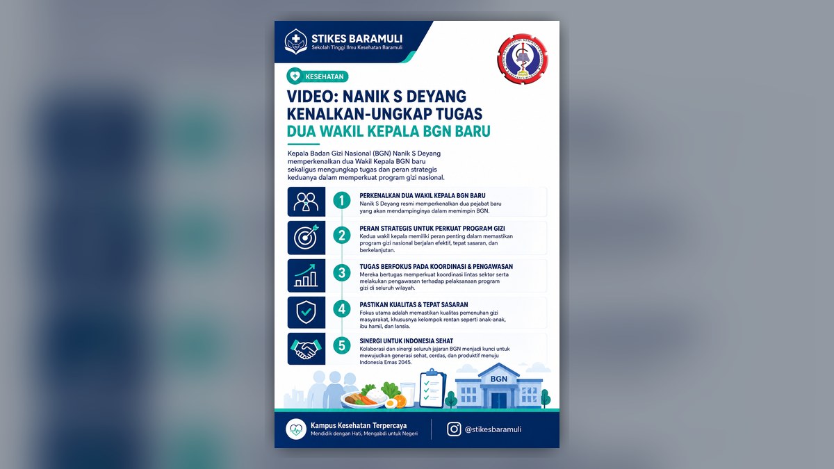 Video: Nanik S Deyang Kenalkan-Ungkap Tugas Dua Wakil Kepala BGN Baru