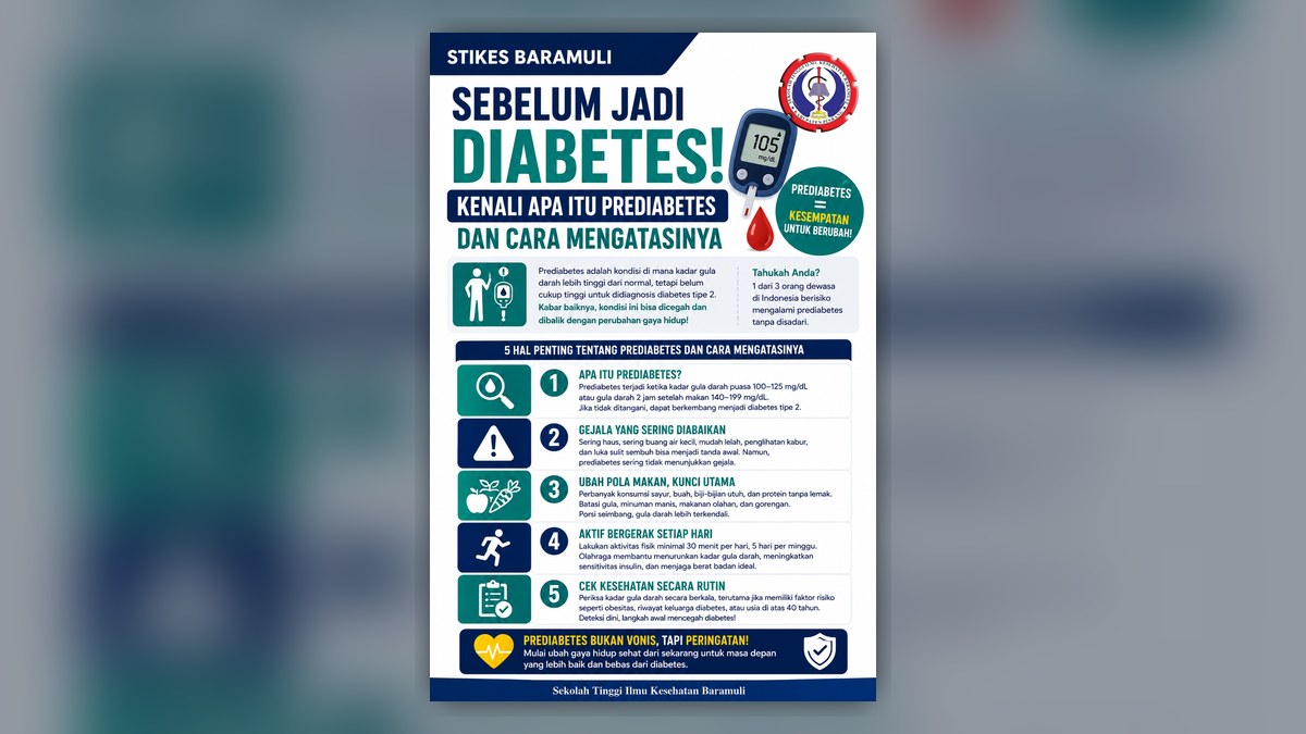 Sebelum Jadi Diabetes! Kenali Apa Itu Prediabetes dan Cara Mengatasinya